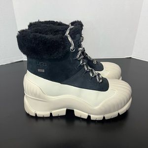 UGG Black and White Women's Boots